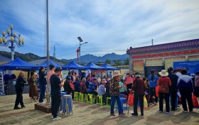 卡本仿石漆助力科技下乡，携手共建美丽乡村